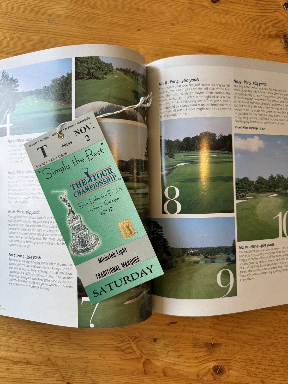 2002 Tour Championship Magazine & Fan Guide — view 4 of 5