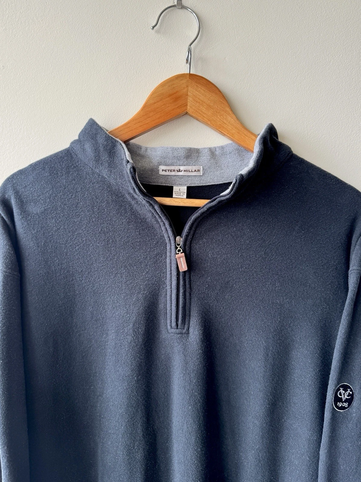 Peter Millar Quarter-Zip, CC of Virginia — view 2 of 3