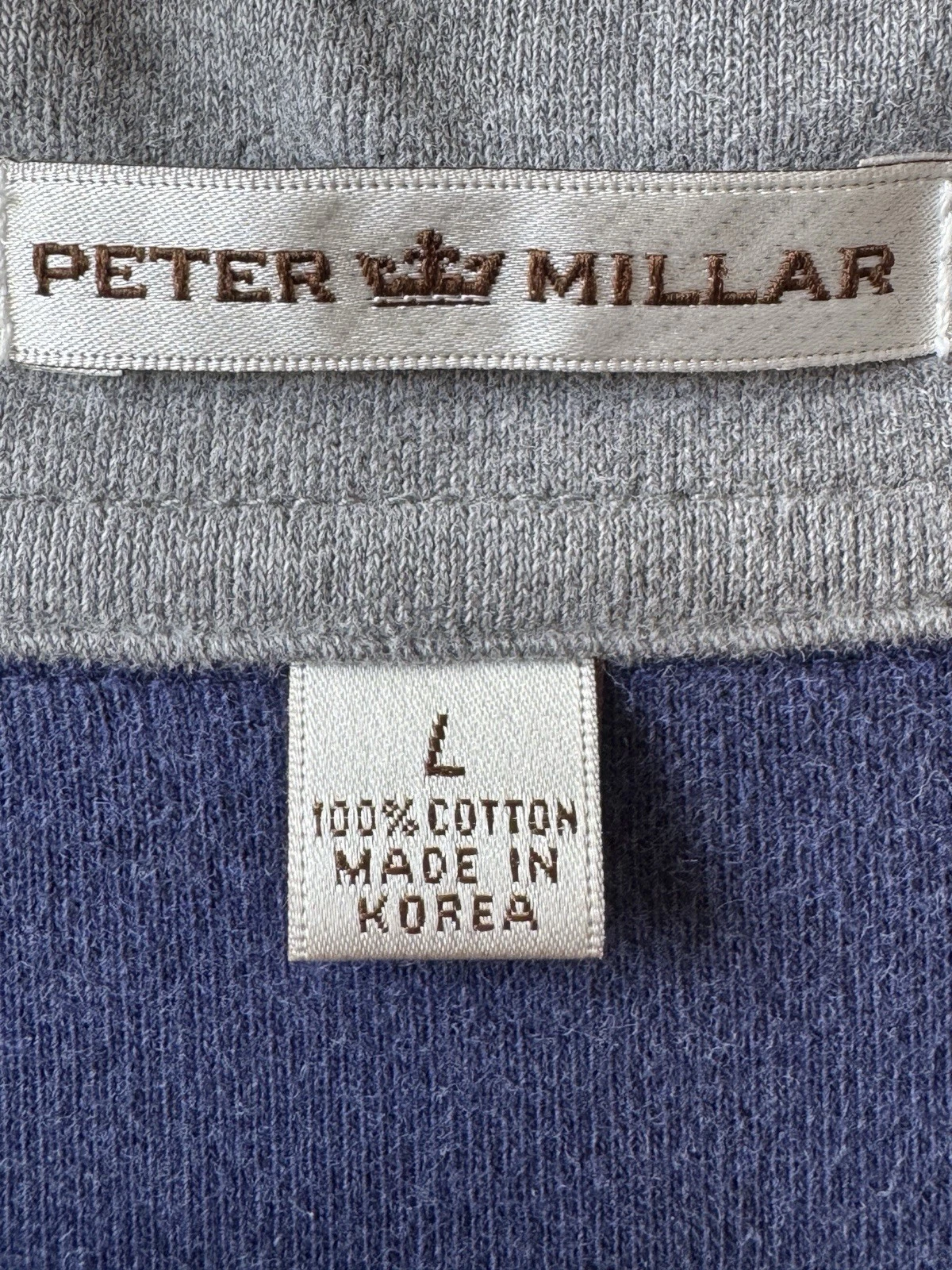Peter Millar Quarter-Zip, Navy — view 3 of 3